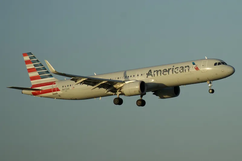American Airlines Landing