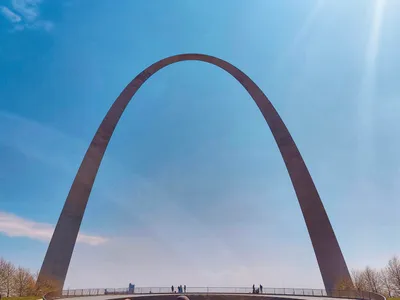 The iconic Gateway Arch in St. Louis