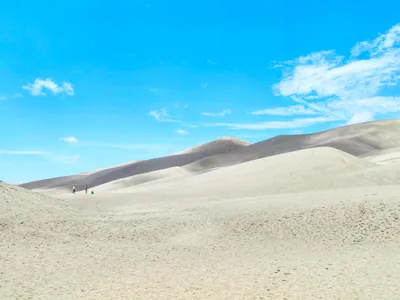 Glistening sand dunes of Great Sand Dunes