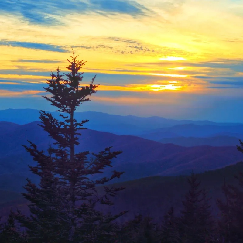 Mountain Ridge Sunset
