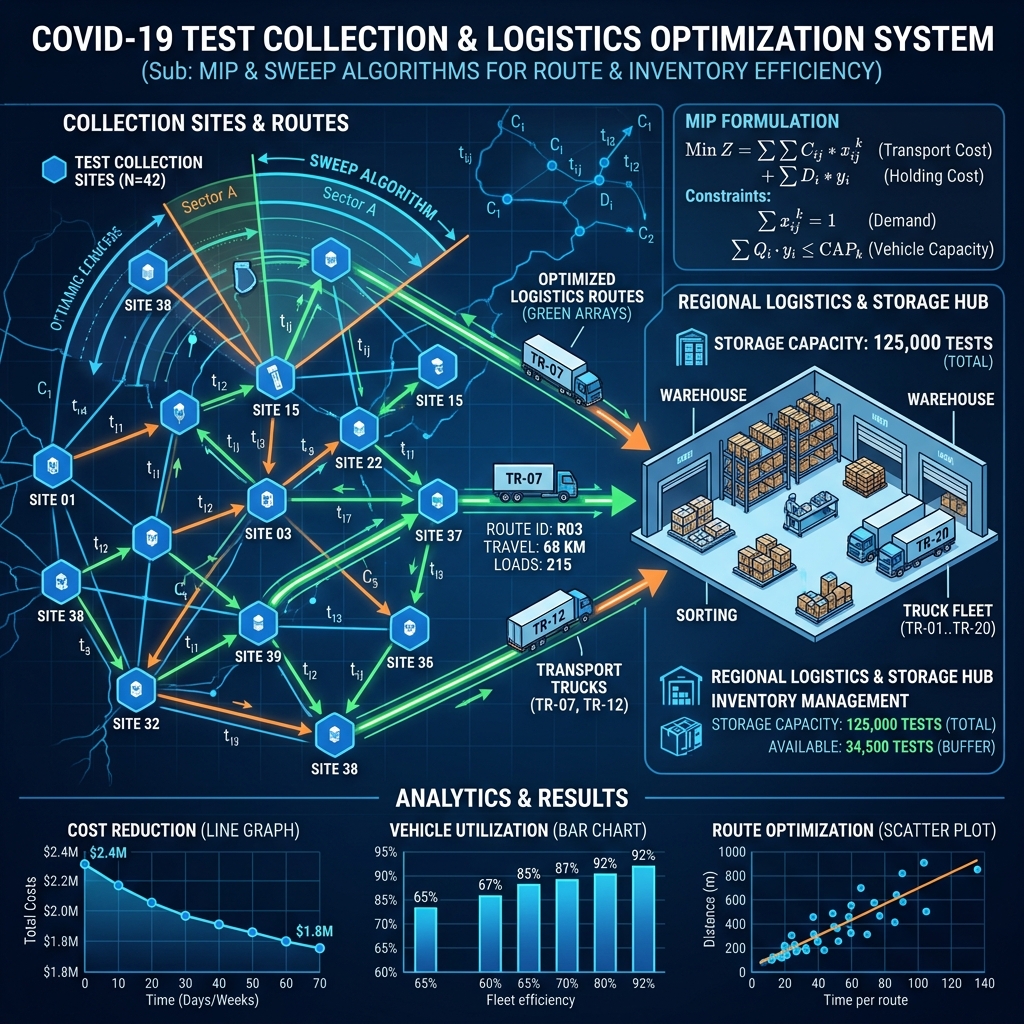 Optimizing the Collection Operations of Covid Test Samples