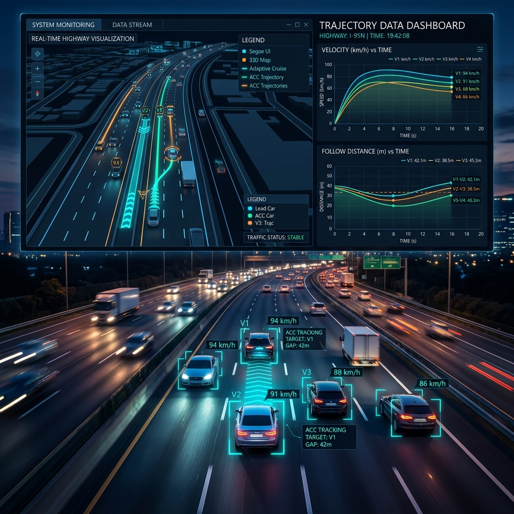 An unsupervised learning framework for detecting adaptive cruise control operated vehicles in a vehicle trajectory data