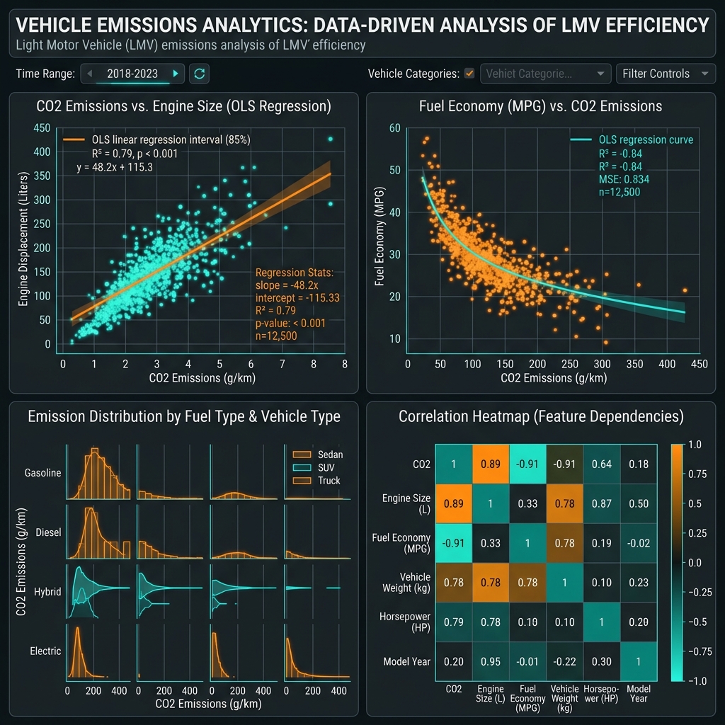 Investigating Factors that Influence Vehicular Emissions